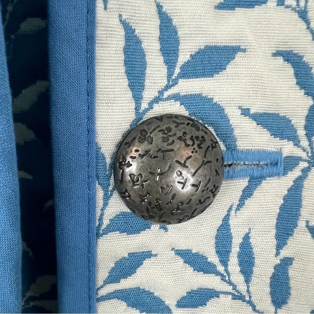 TRIMDIN Artisan Reversible Jacket Tuscany Collection Cobalt Blue Size Small - Picture 13 of 14